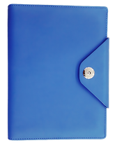 AMS-RM-200-F-56 - BLUE PU LEATHER ORGANIZER - Al Masam Stationery LLC